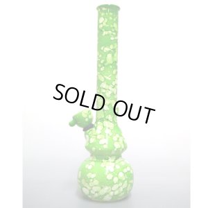 画像1: ガラスボング「カラーペイント/グリーン」