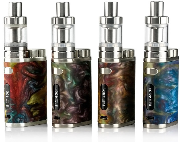 VAPE Pico スリーブ スタビライズドウッド 換装済 銀 ガンメタ 橙-