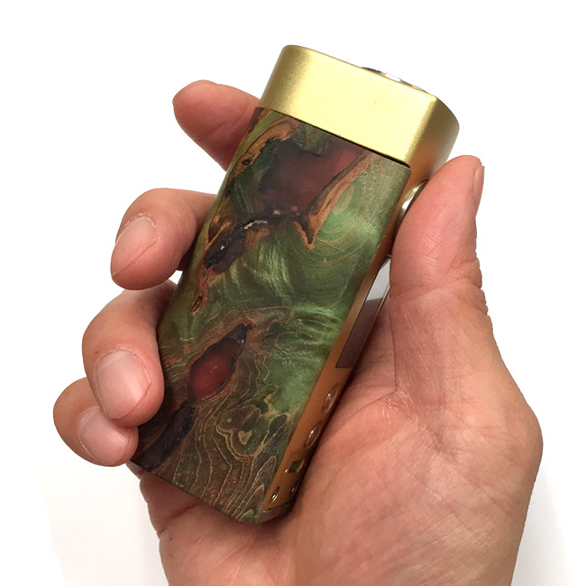 VAPE Pico スリーブ スタビライズドウッド 換装済 銀 ガンメタ 橙 ...