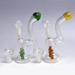 画像1: 【ワックス＆ドライハーブ用】Wax & Herbs グラス・スクリュー・ミニバブラー 13cm (1)