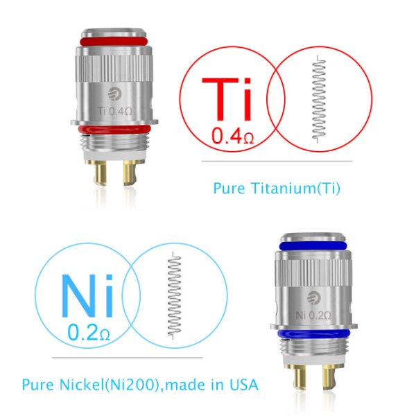 画像2: Joyetech - eGo ONEシリーズ 専用 ニッケル／チタニウム・コイルヘッド【温度管理機能付きMOD専用】 (2)