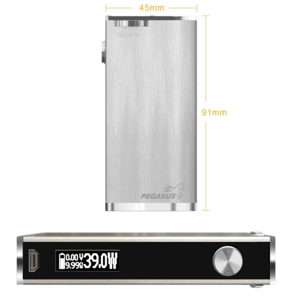 画像3: Aspire - Pegasus BOX MOD(Ver.1)【温度管理機能付き・サブオーム対応】 (3)