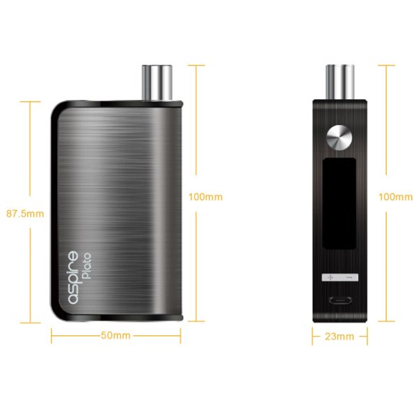 画像5: Aspire - Plato(電池付き) 【温度管理機能付き・電子タバコ/VAPEスターターキット】 (5)