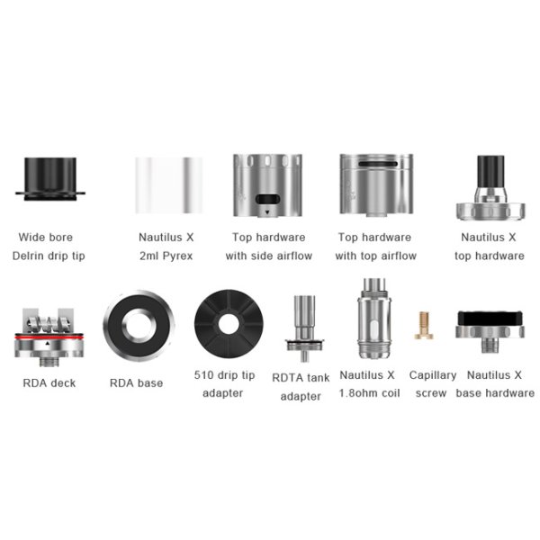 画像3: Aspire - Quad-Flex 【中〜上級者向け・電子タバコ/VAPEアトマイザー】 (3)