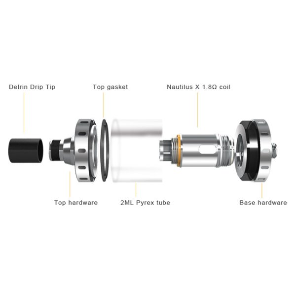 画像7: Aspire - Quad-Flex 【中〜上級者向け・電子タバコ/VAPEアトマイザー】 (7)