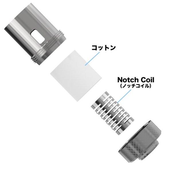 画像2: Joyetech - QCS Head【Cubisシリーズ用・交換コイル5個セット】 (2)