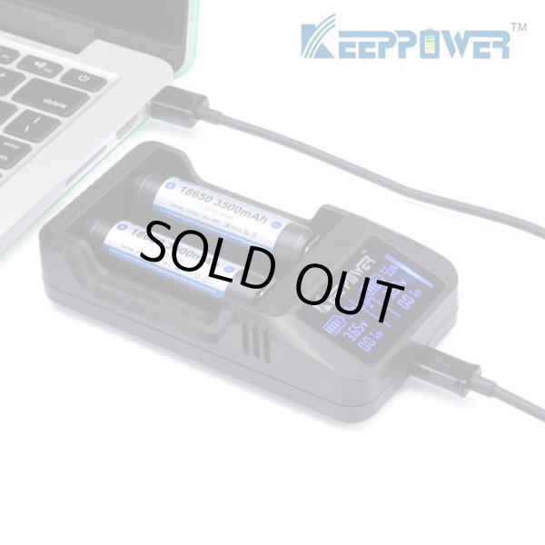 画像1: KEEP POWER - L2 Charger（2A・ACアダプタ付き）【リチウム充電池用バッテリーチャージャー】 (1)