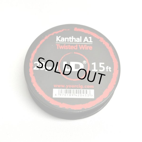 画像1: UD - Kanthal A1・Twisted（カンタルワイヤー・28G×3本のツイスト）約5m (1)