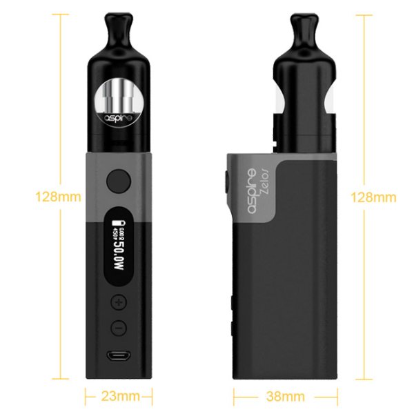 画像2: Aspire  - Zelos 50W Kit 【温度管理機能付き・電子タバコ／VAPEスターターキット】 (2)