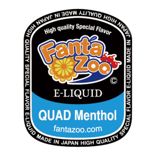 画像3: 【国産】 FANTA ZOO - E-LIQUID （クアッドメンソール）【電子タバコ／電子シーシャ／VAPE用・補充リキッド】 (3)