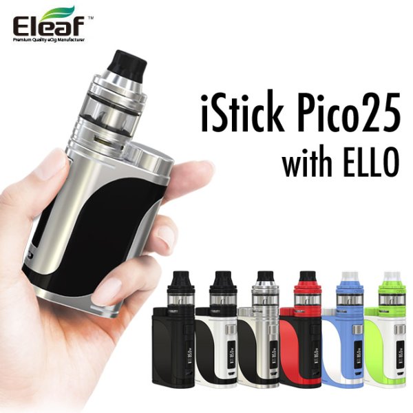 画像1: Eleaf - iStick Pico 25 Kit【温度管理機能・アップデート機能付き・電子タバコ／VAPEスターターキット】 (1)