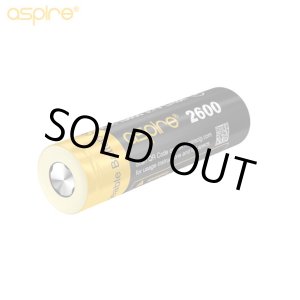 画像: Aspire - INR 18650 リチウムイオン充電池【フラットトップ／2600mAh／Max35A】