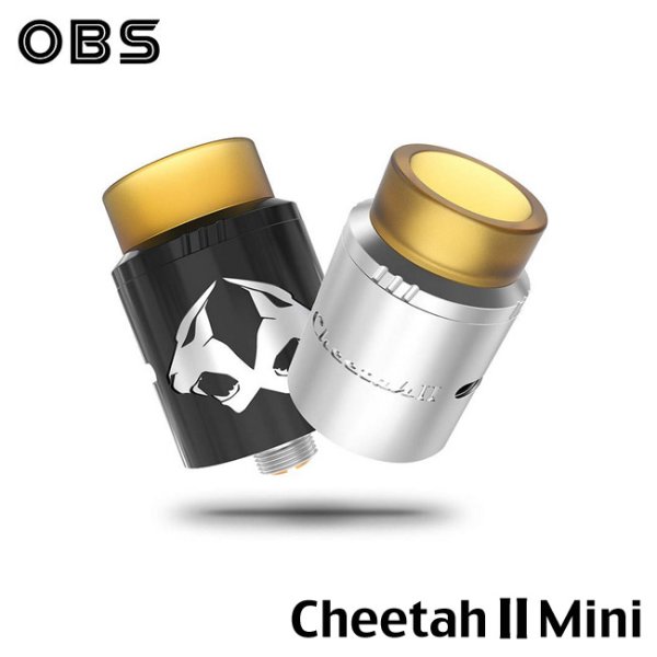 画像1: OBS - Cheetah II Mini RDA 22mm【中〜上級者向け・電子タバコ／VAPEアトマイザー】 (1)