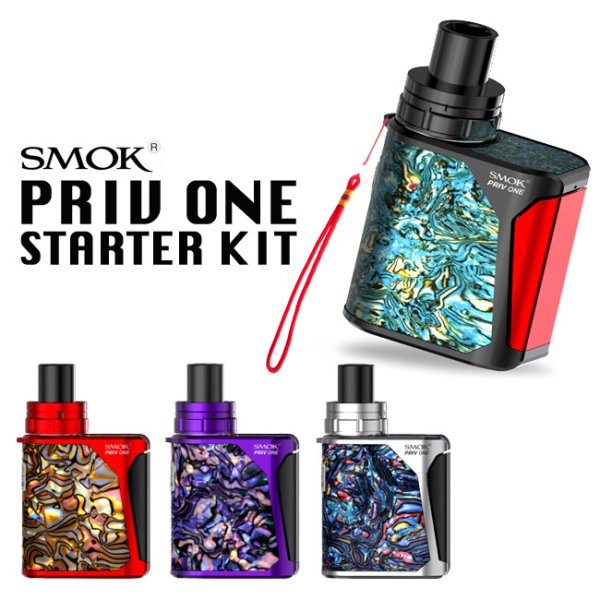 画像1: SMOK - Priv One Kit 【初心者おすすめ・電子タバコ／VAPEスターターキット】 (1)