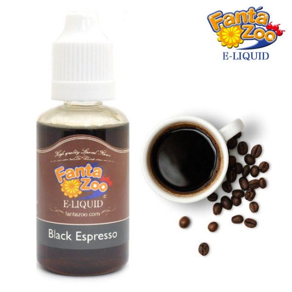 画像1: 【国産】 FANTA ZOO - E-LIQUID （ブラック・エスプレッソ）【電子タバコ／電子シーシャ／VAPE用・補充リキッド】 (1)
