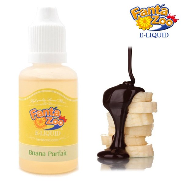 画像1: 【国産】 FANTA ZOO - E-LIQUID （バナナパフェ）【電子タバコ／電子シーシャ／VAPE用・補充リキッド】 (1)