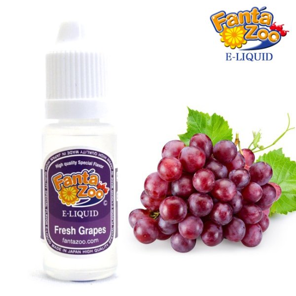 画像2: 【国産】 FANTA ZOO - E-LIQUID （フレッシュグレープ）【電子タバコ／電子シーシャ／VAPE用・補充リキッド】 (2)