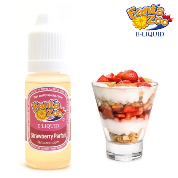 画像2: 【国産】 FANTA ZOO - E-LIQUID （ストロベリーパフェ）【電子タバコ／電子シーシャ／VAPE用・補充リキッド】 (2)