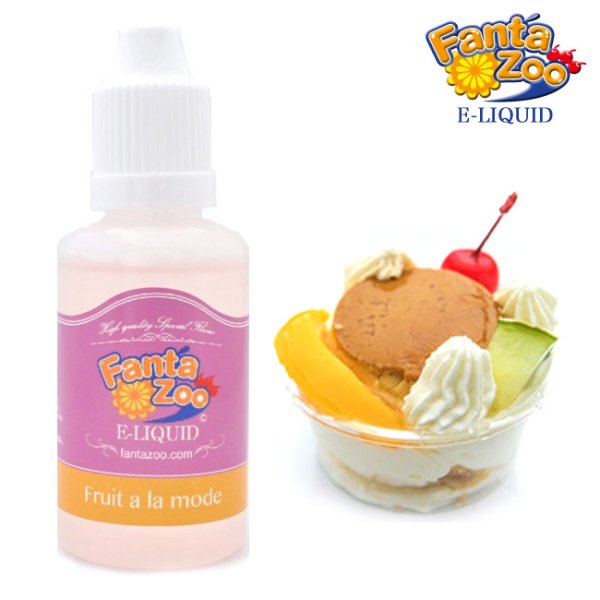 画像1: 【国産】 FANTA ZOO - E-LIQUID （フルーツ・アラモード）【電子タバコ／電子シーシャ／VAPE用・補充リキッド】 (1)