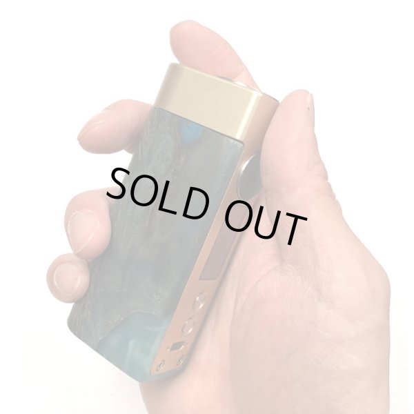 画像9: Woody Vapes  - Stabilized Wood SIII MOD（ゴールド × グリーン）【温度管理機能・アップデート機能付き・電子タバコ／VAPE】 (9)