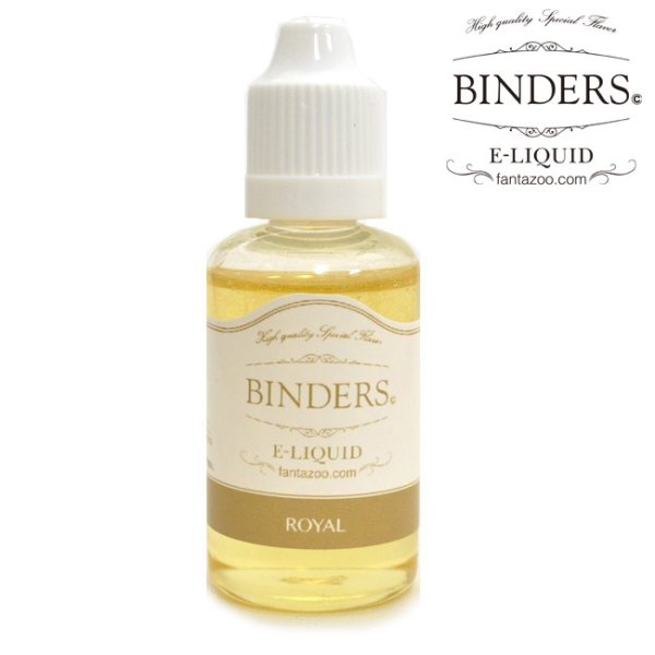 画像1: 【国産】 BINDERS - E-LIQUID （ビンダース・ロイヤル）【電子タバコ／電子シーシャ／VAPE用・補充リキッド】 (1)