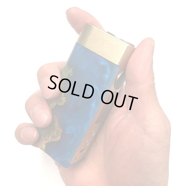 画像9: Woody Vapes  - Stabilized Wood SIII MOD(ゴールド × ブルー)【温度管理機能・アップデート機能付き・電子タバコ/VAPE】 (9)