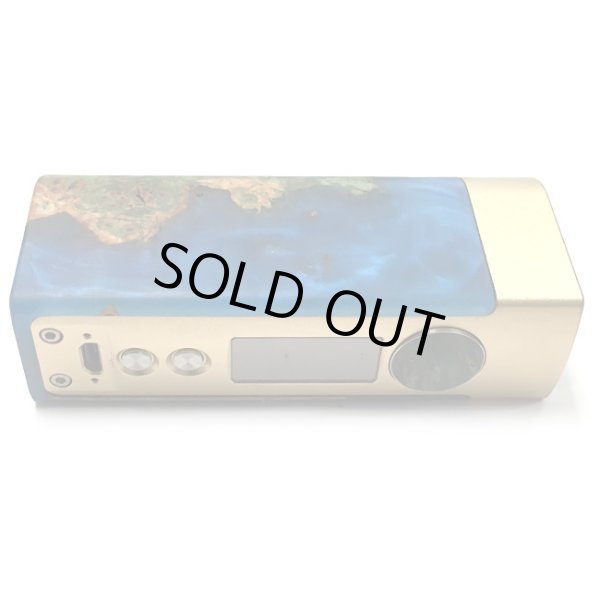 画像4: Woody Vapes  - Stabilized Wood SIII MOD(ゴールド × ブルー)【温度管理機能・アップデート機能付き・電子タバコ/VAPE】 (4)