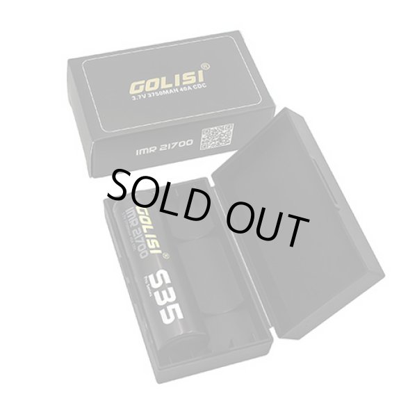 画像2: GOLISI - IMR 21700 リチウムマンガン充電池【フラットトップ／3750mAh／MAX40A】 (2)