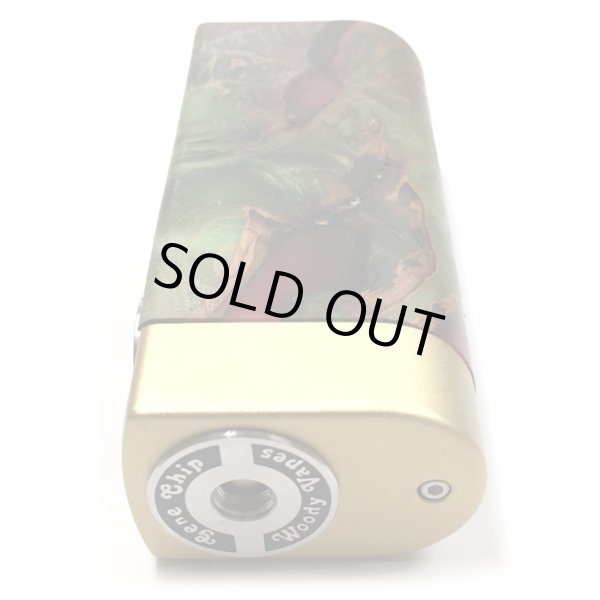 画像5: Woody Vapes  - Stabilized Wood SIII MOD（ゴールド × グリーン）【温度管理機能・アップデート機能付き・電子タバコ／VAPE】 (5)