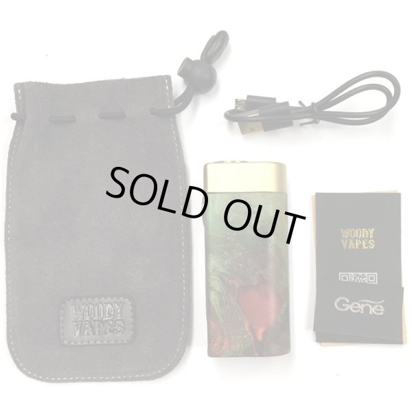 画像8: Woody Vapes  - Stabilized Wood SIII MOD（ゴールド × グリーン）【温度管理機能・アップデート機能付き・電子タバコ／VAPE】 (8)