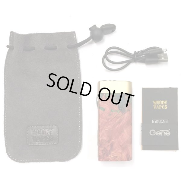 画像7: Woody Vapes  - Stabilized Wood SIII MOD(ゴールド × ブラウン)【温度管理機能・アップデート機能付き・電子タバコ/VAPE】 (7)