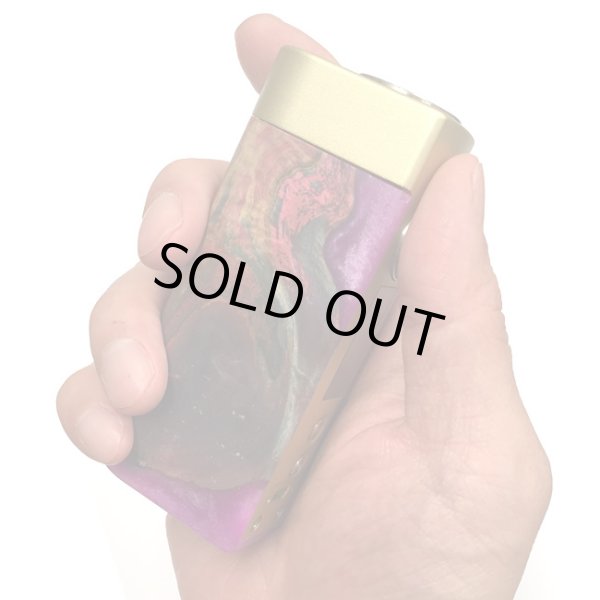 画像8: Woody Vapes  - Stabilized Wood SIII MOD(ゴールド × パープル × グリーン)【温度管理機能・アップデート機能付き・電子タバコ/VAPE】 (8)