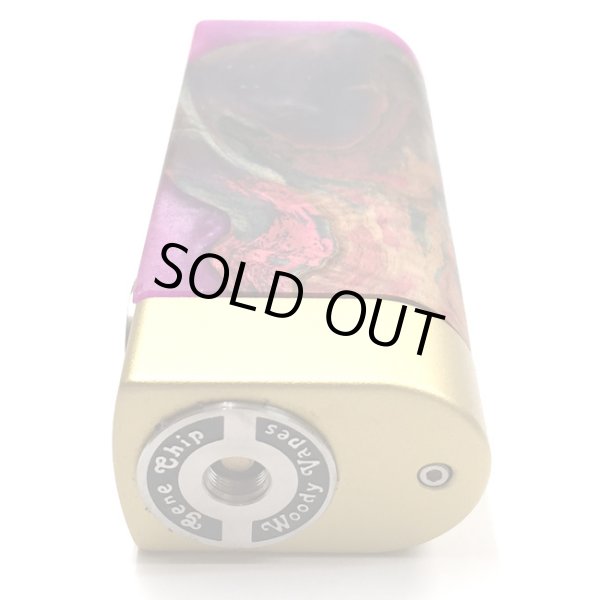 画像5: Woody Vapes  - Stabilized Wood SIII MOD(ゴールド × パープル × グリーン)【温度管理機能・アップデート機能付き・電子タバコ/VAPE】 (5)