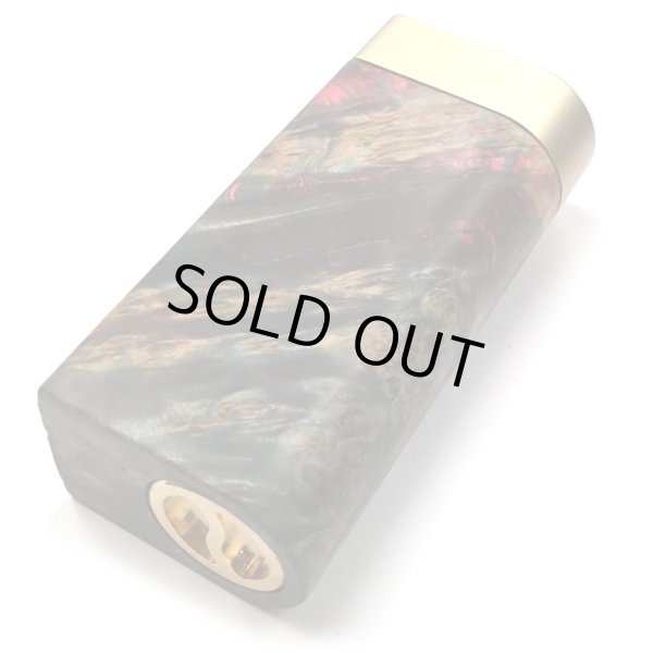 画像4: Woody Vapes  - Stabilized Wood SIII MOD（ゴールド × レッド × グリーン）【温度管理機能・アップデート機能付き・電子タバコ／VAPE】 (4)