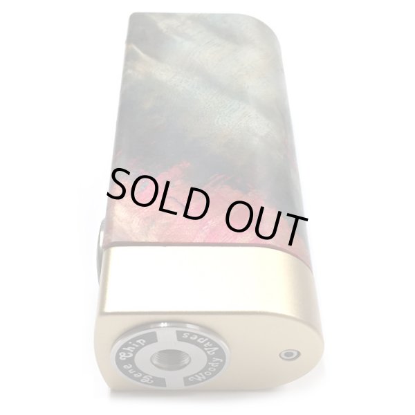 画像5: Woody Vapes  - Stabilized Wood SIII MOD（ゴールド × レッド × グリーン）【温度管理機能・アップデート機能付き・電子タバコ／VAPE】 (5)