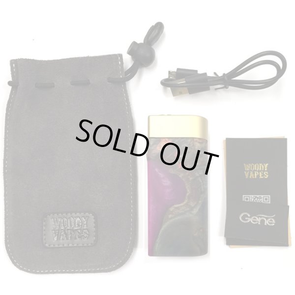 画像9: Woody Vapes  - Stabilized Wood SIII MOD(ゴールド × パープル × グリーン)【温度管理機能・アップデート機能付き・電子タバコ/VAPE】 (9)