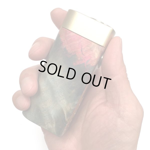 画像8: Woody Vapes  - Stabilized Wood SIII MOD（ゴールド × レッド × グリーン）【温度管理機能・アップデート機能付き・電子タバコ／VAPE】 (8)