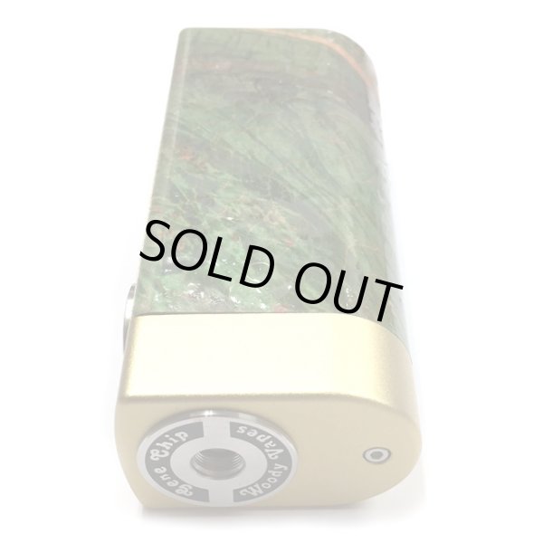 画像5: Woody Vapes  - Stabilized Wood SIII MOD(ゴールド × グリーン)【温度管理機能・アップデート機能付き・電子タバコ/VAPE】 (5)