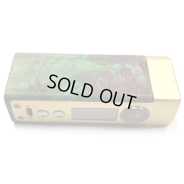 画像3: Woody Vapes  - Stabilized Wood SIII MOD(ゴールド × ブラウン × グリーン)【温度管理機能・アップデート機能付き・電子タバコ/VAPE】 (3)