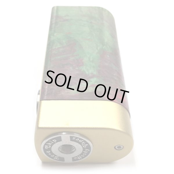 画像5: Woody Vapes  - Stabilized Wood SIII MOD(ゴールド × ブラウン × グリーン)【温度管理機能・アップデート機能付き・電子タバコ/VAPE】 (5)