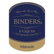 画像3: 【国産】 BINDERS - E-LIQUID （ビンダース・メイソン）【電子タバコ／電子シーシャ／VAPE用・補充リキッド】 (3)