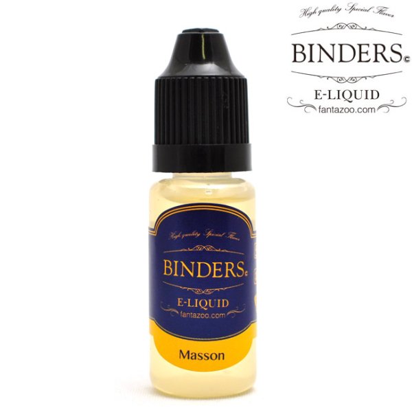 画像2: 【国産】 BINDERS - E-LIQUID （ビンダース・メイソン）【電子タバコ／電子シーシャ／VAPE用・補充リキッド】 (2)