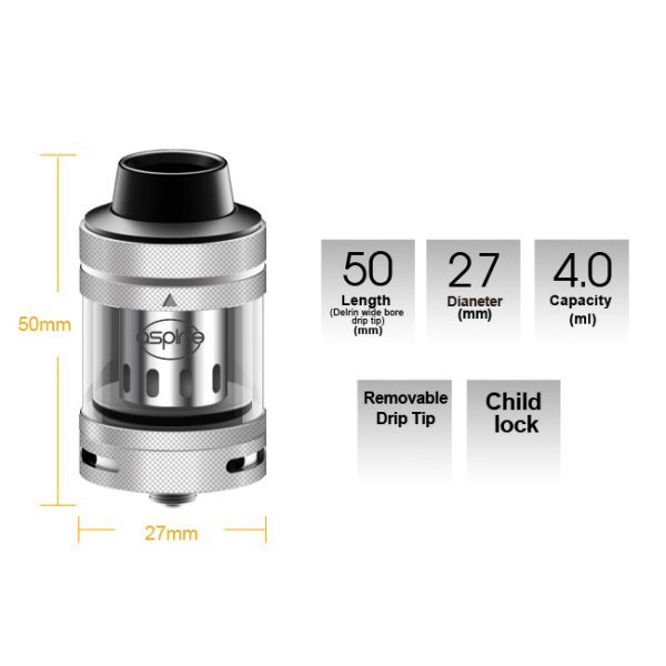 画像3: Aspire  - Nepho Tank 【電子タバコ/VAPE】 (3)