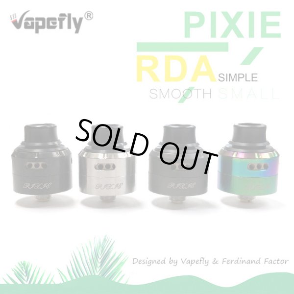 画像1: Vapefly - PIXIE RDA 【中〜上級者向け・電子タバコ／VAPEアトマイザー】 (1)