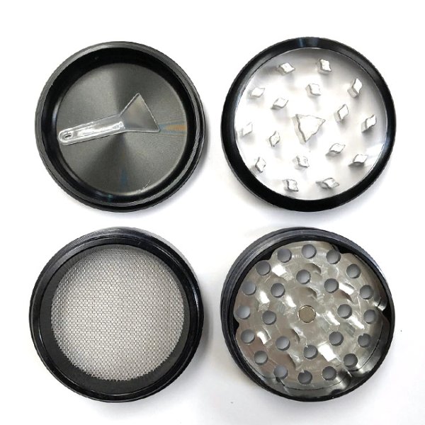 画像4: 4pc Clear Top  Grinder クリアキャップ アルミグラインダー φ50mm (4)