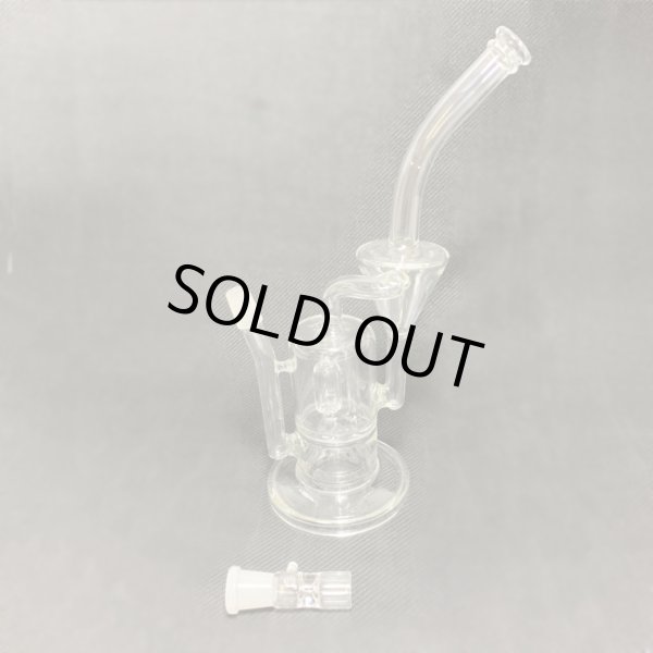 画像3: パイレックス製・ガラスボング「リサイクラー」27cm (3)