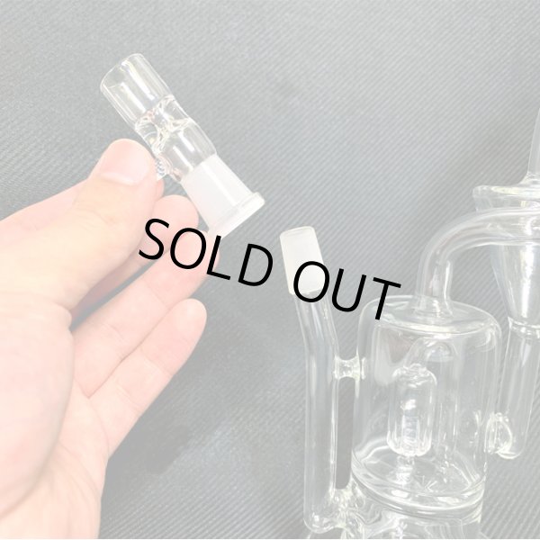 画像5: パイレックス製・ガラスボング「リサイクラー」27cm (5)