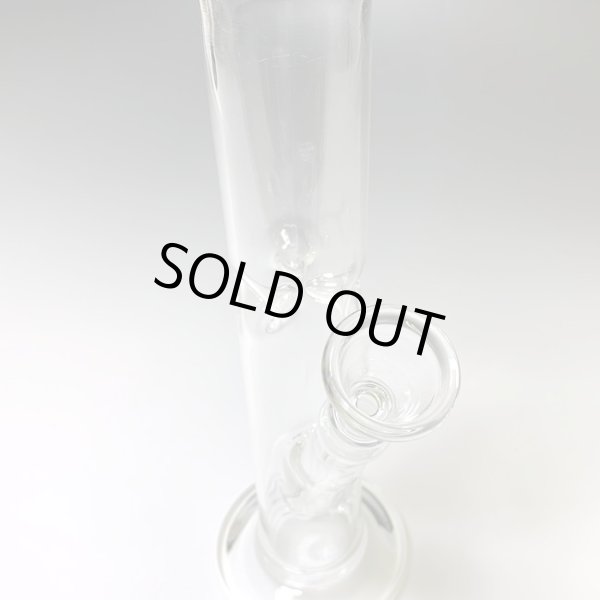 画像2: パイレックス製・アイスガラスボング ストレート　26cm (2)