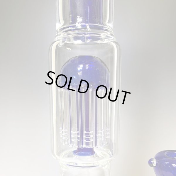 画像5: 多層パーコレーター式・アイスガラスボング「アイスサイドスリットツリー&ドーム」　48cm (5)