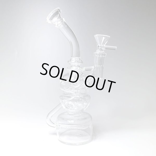 画像4: アイスガラスボング リサイクラー　22cm (4)